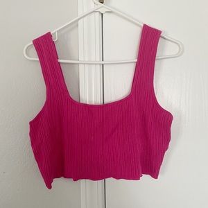 hot pink/magenta tank